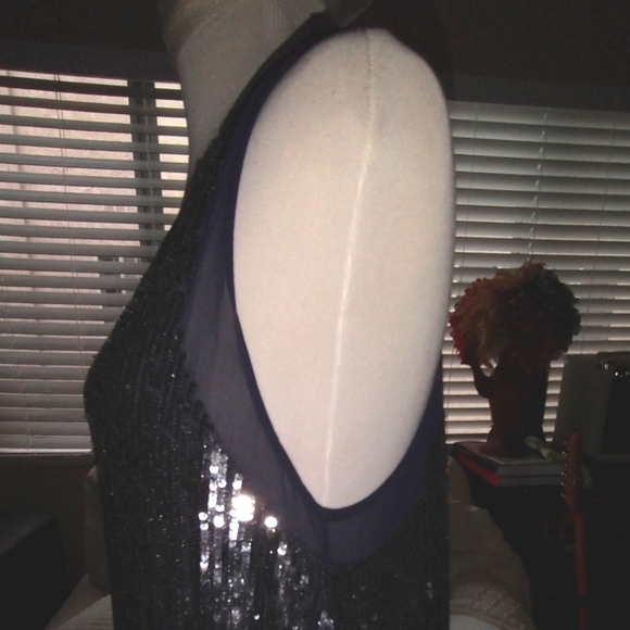Nicole Miller Artelier Sequin Dressy Tank - Picture 5 of 8